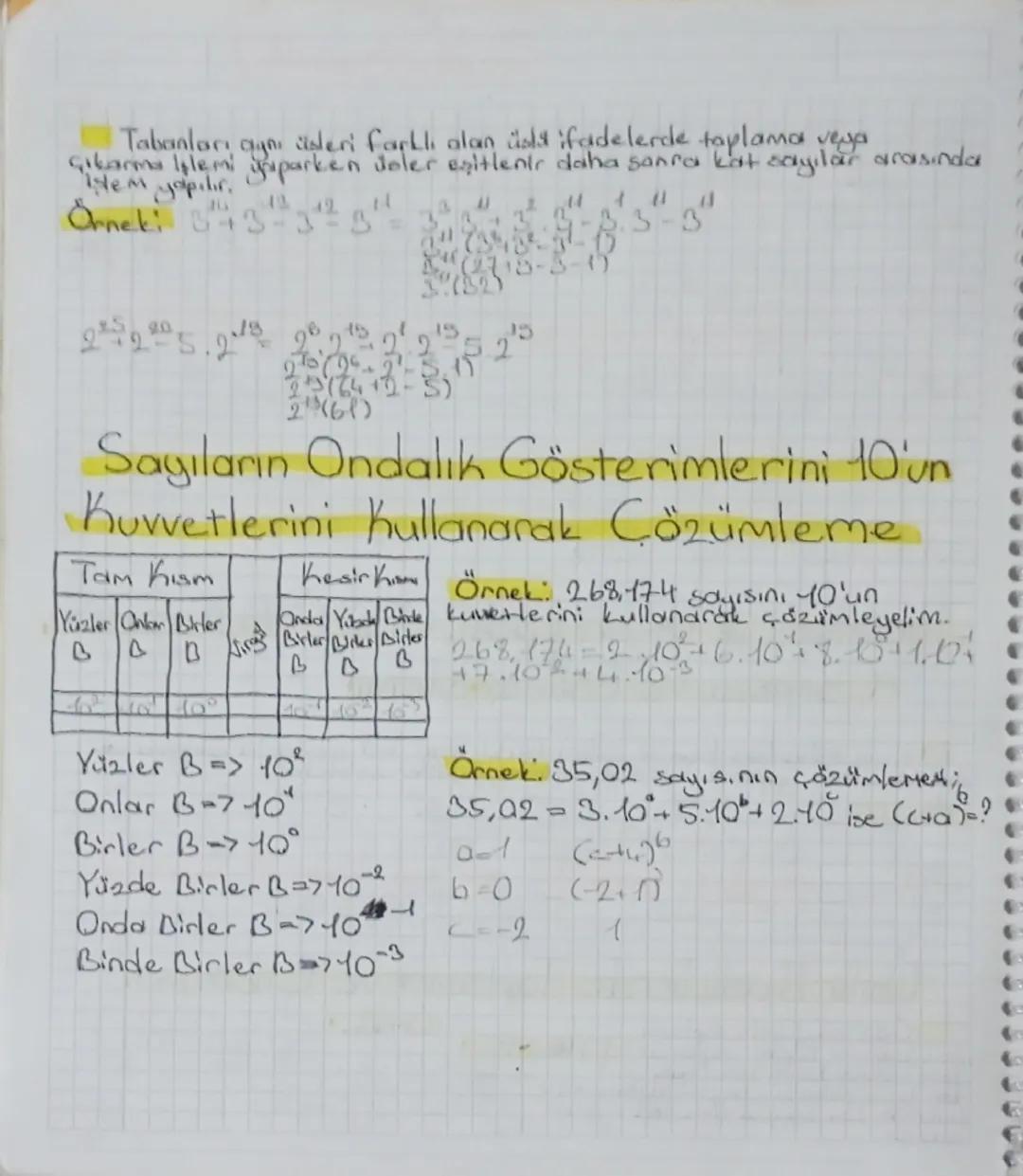 Carpanlar ve hatlar
2 ile Bolünebilme Kurali: Son sayının "0,2,4,6,8" olması
gerekir
3 ile Bolinebilme Kurah: Rokamların toplamı 3'ün katı
o