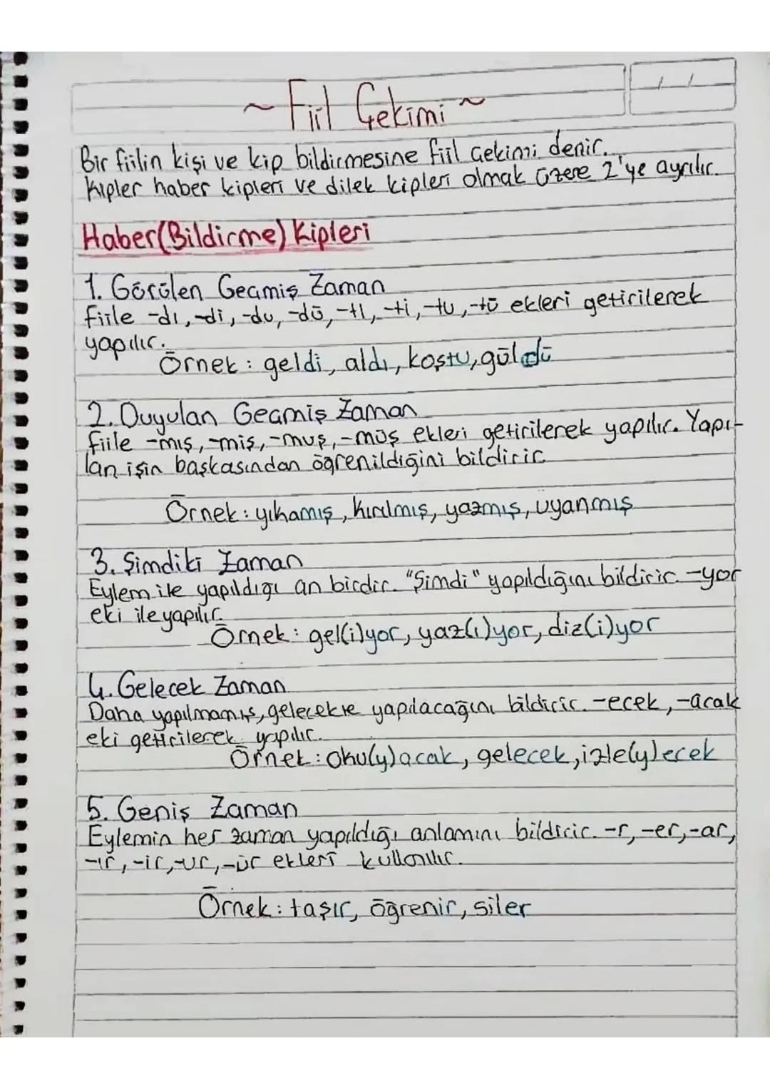 # Dilek Kipleri

1. Gereklilik Kipi
Fiile meli/-malı ekleri getirilir. Gereklilik anlamı kator.
Örnek: gelmeli, okumalı, yapmalı, gitmeli

2