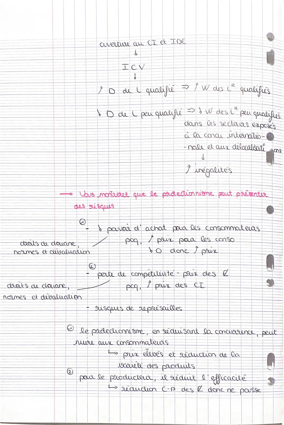 EC 3
CHAP 2
Vous montrerer que le CI a des effets sur les
inégalités entre les pays et au sein de chaque pays

I des inegalite's entre
PED e
