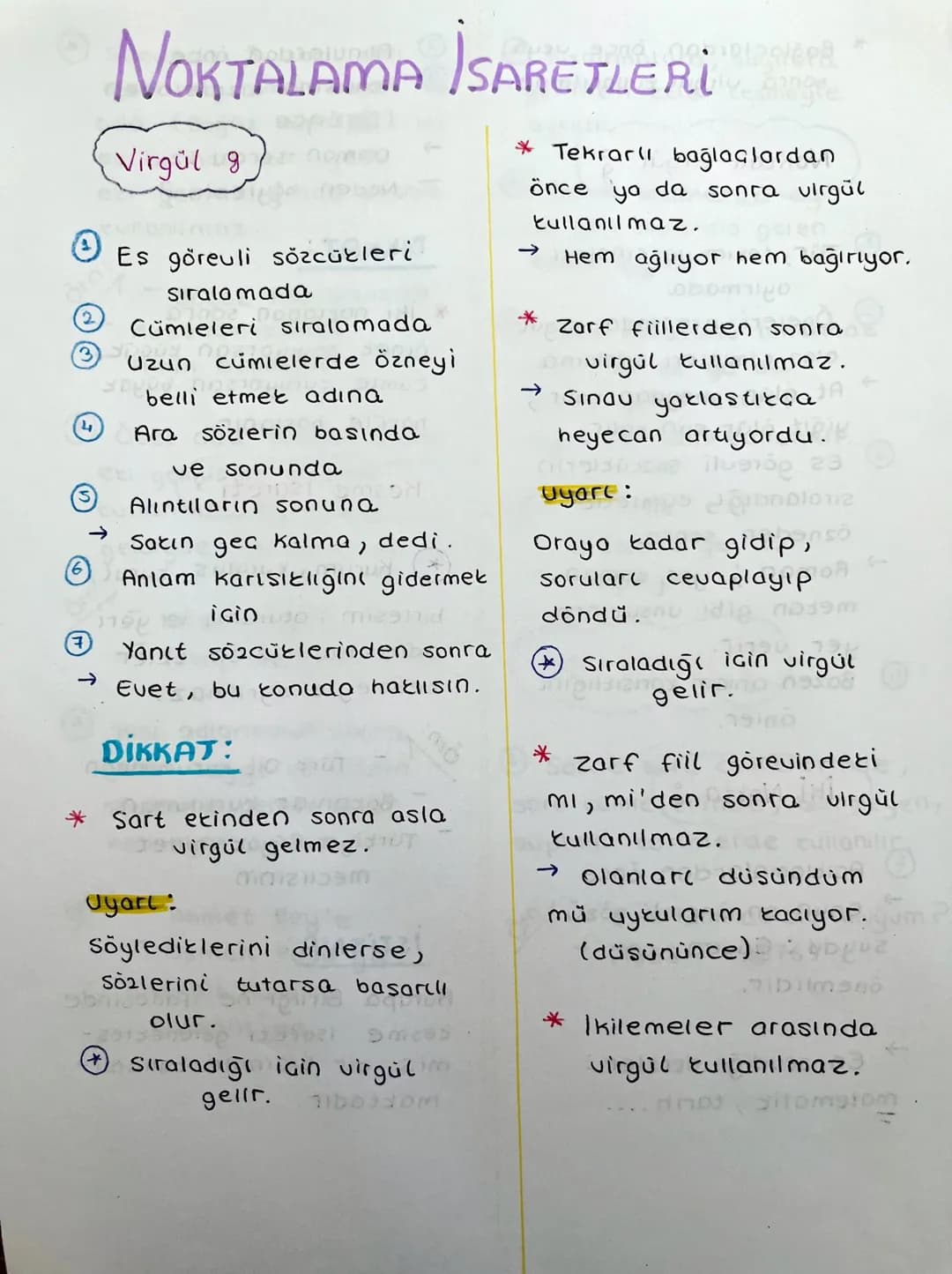 4
⑦
->
NOKTALAMA ISARETLERİ
Virgül 9
།ཡ།
Es göreuli sözcükleri
Sıralamada
Cümleleri
sıralamada
Uzun cumlelerde özneyi
Sobelli
->
li etmet ad