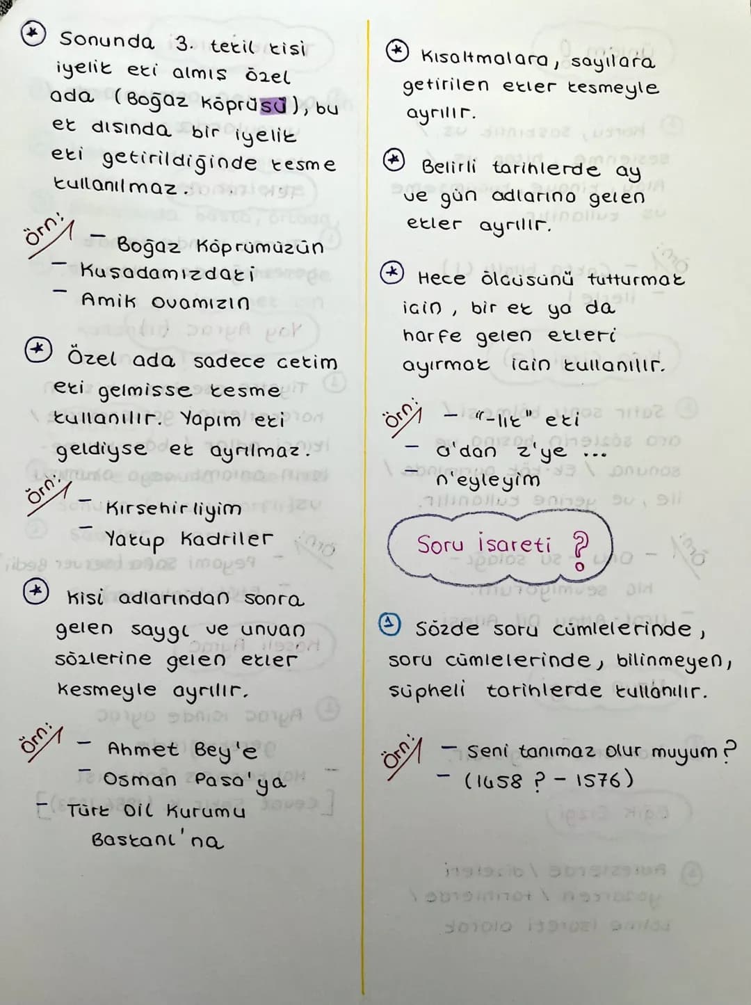 4
⑦
->
NOKTALAMA ISARETLERİ
Virgül 9
།ཡ།
Es göreuli sözcükleri
Sıralamada
Cümleleri
sıralamada
Uzun cumlelerde özneyi
Sobelli
->
li etmet ad