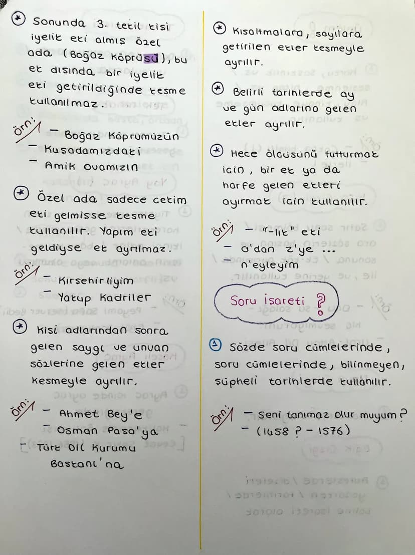 4
⑦
->
NOKTALAMA ISARETLERİ
Virgül 9
།ཡ།
Es göreuli sözcükleri
Sıralamada
Cümleleri
sıralamada
Uzun cumlelerde özneyi
Sobelli
->
li etmet ad