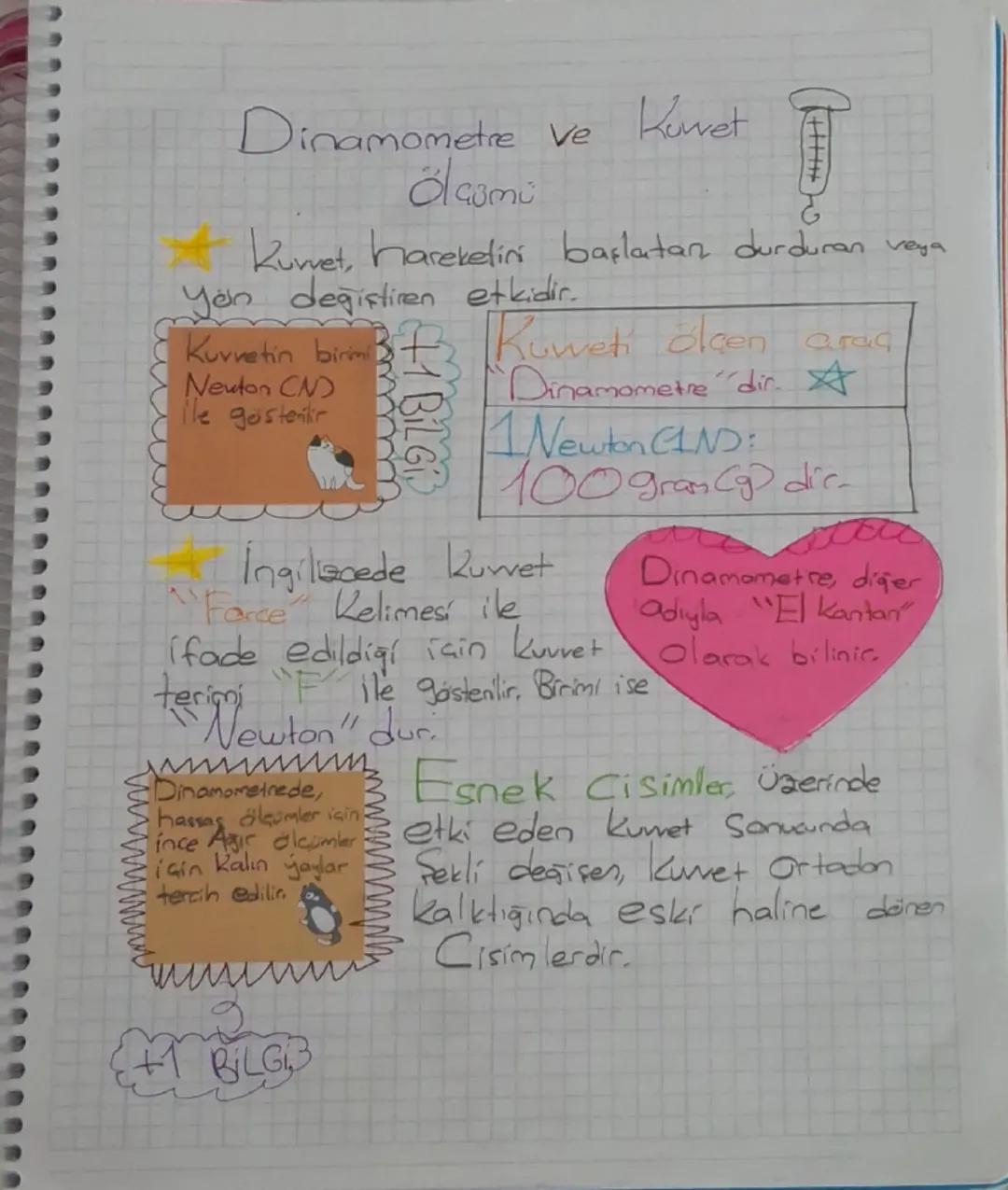 Dinamometre ve Kuvvet ölçümü 