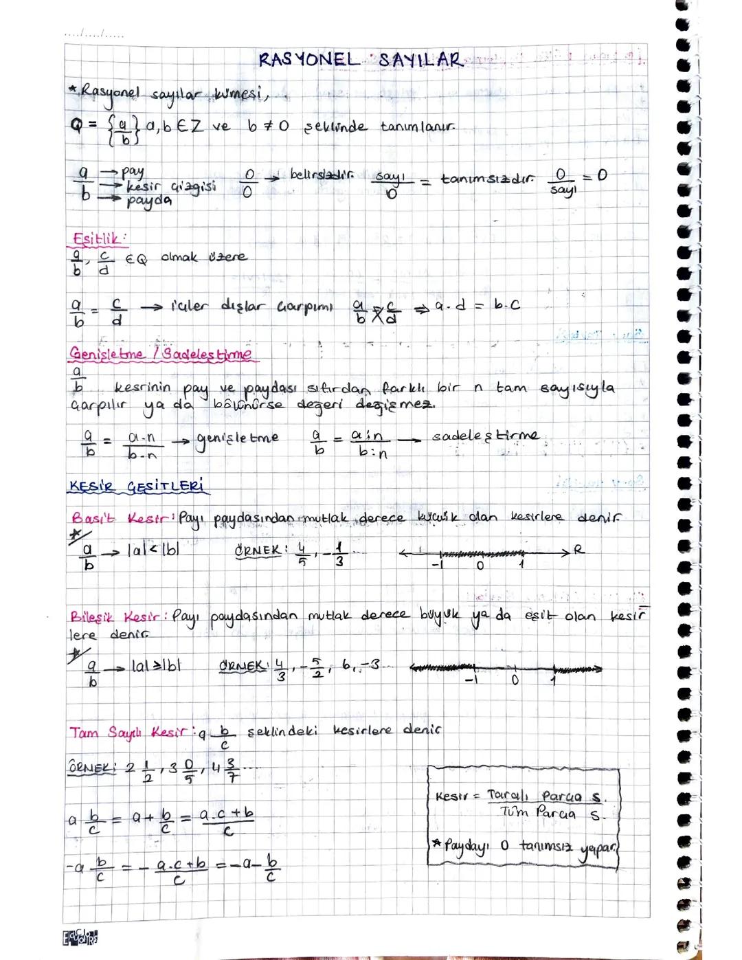 TYT Matematik: Rasyonel Sayılar Konusu Anlatımı