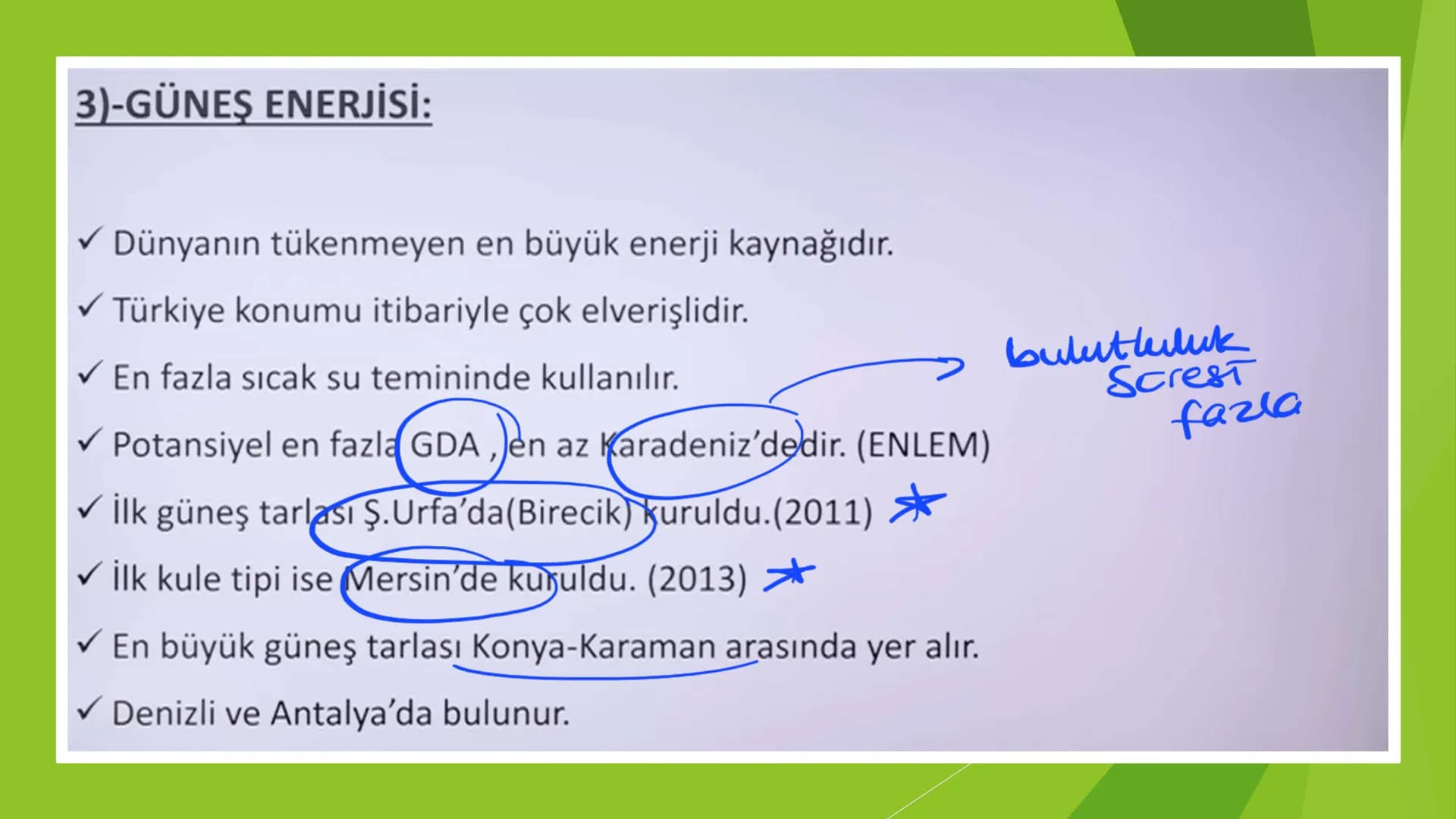 ENERJİ KAYNAKLARI
Yenilenemeyen
Enerji Kaynaklary
Yenilenebilir
Enerji Kaynaklar
Nükleer
Enerji Kaynakları
(Fosil Enerji Kaynaklan)
Taş Kömü