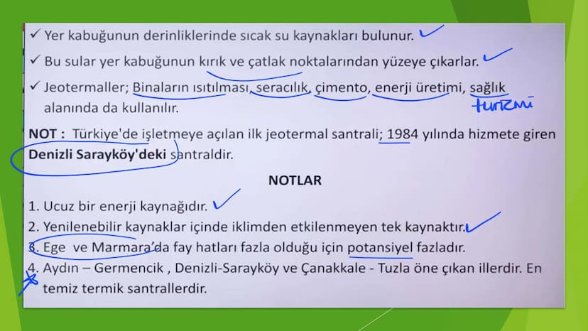 ENERJİ KAYNAKLARI
Yenilenemeyen
Enerji Kaynaklary
Yenilenebilir
Enerji Kaynaklar
Nükleer
Enerji Kaynakları
(Fosil Enerji Kaynaklan)
Taş Kömü