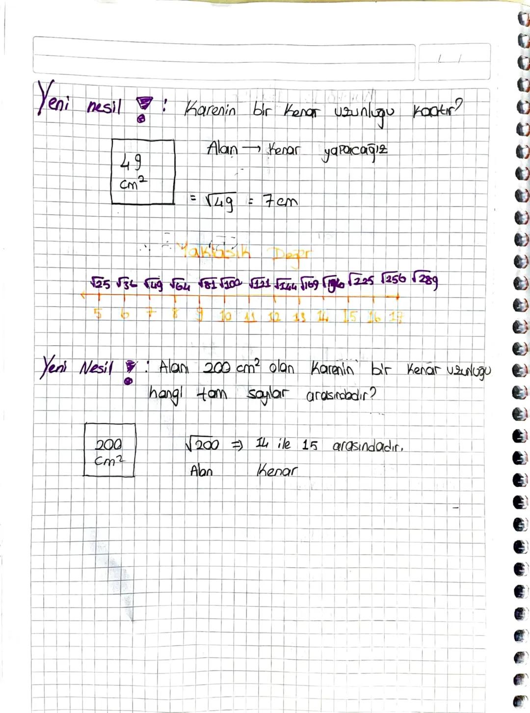 Tumhare
# Kareköku ifadeler

$1^2=1$
$8^2=64$
$15^2=225$

$2^2=4$
$9^2 = 81$
$16^2=256$

$3^2=9$
$10^2 = 100$
$17^2=289$

$4^2=16$
$11^2=121