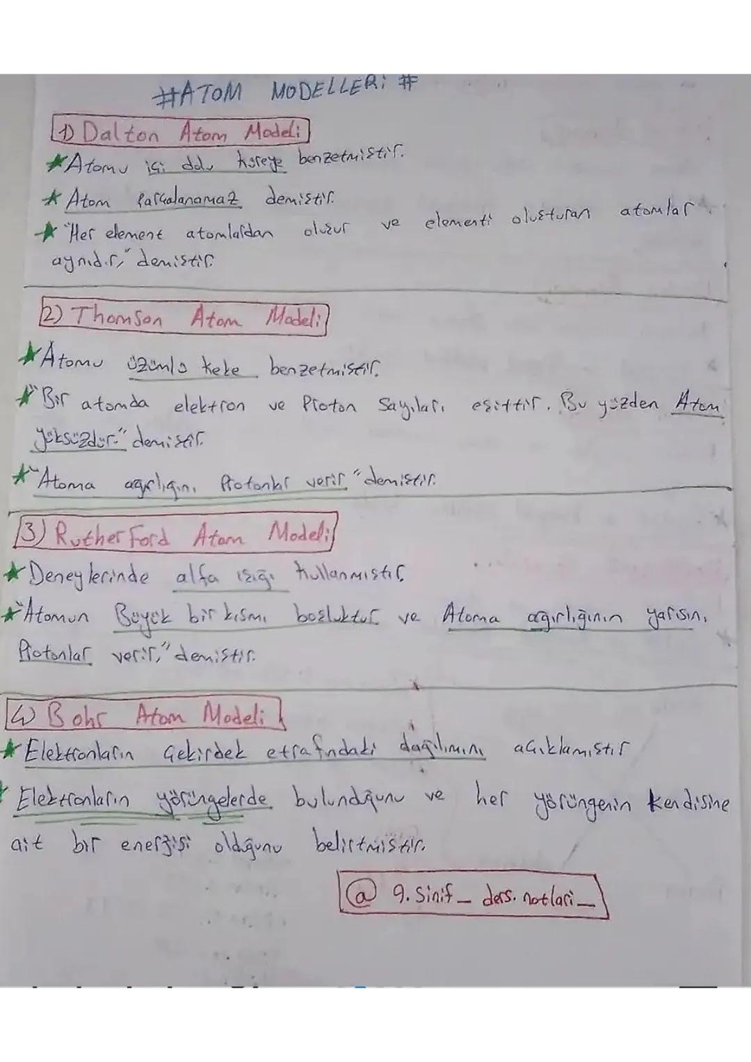 #ATOM MODELLER: #
(1) Dalton Atom Model:]
#Atomu içi dolu hureye benzetmistif.
Atom Pakalanamaz demiştir.
Her element atomlardan
aynıdır," d