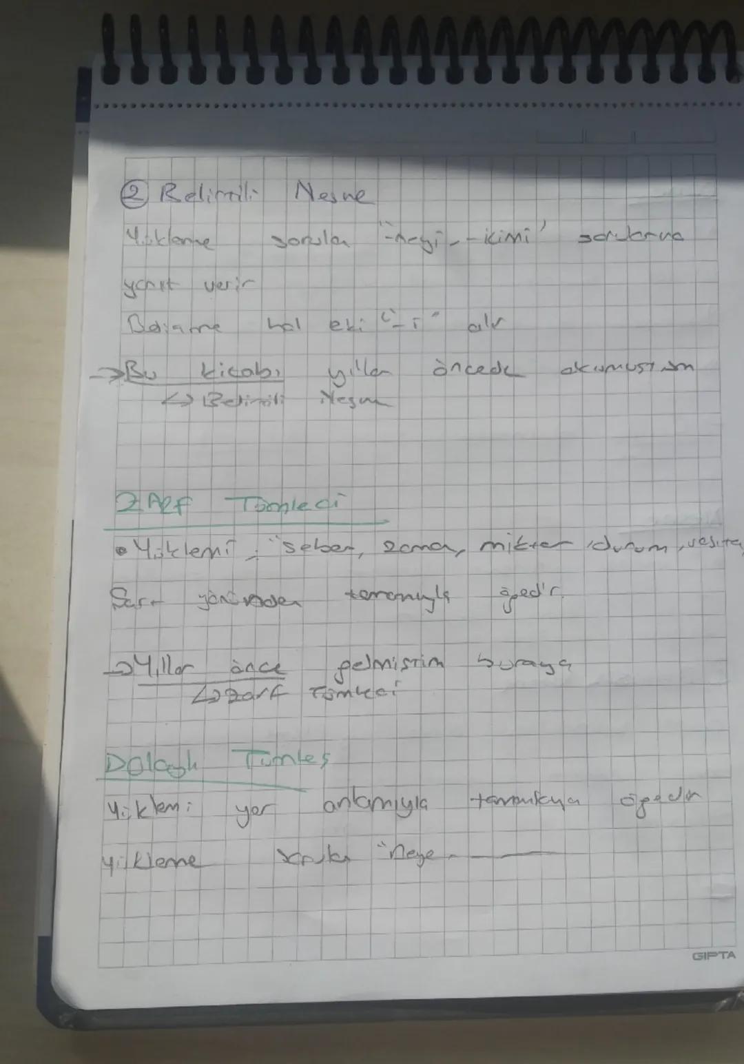 --- OCR Start ---
m
CÜMLENIN ÖGELERT
Özne
•Yüklenmin bildirildiği işi yasa seye olus
fainde
bulunan
termel
Mistlame
Sorla
kim ve
YOSTINI
→Go