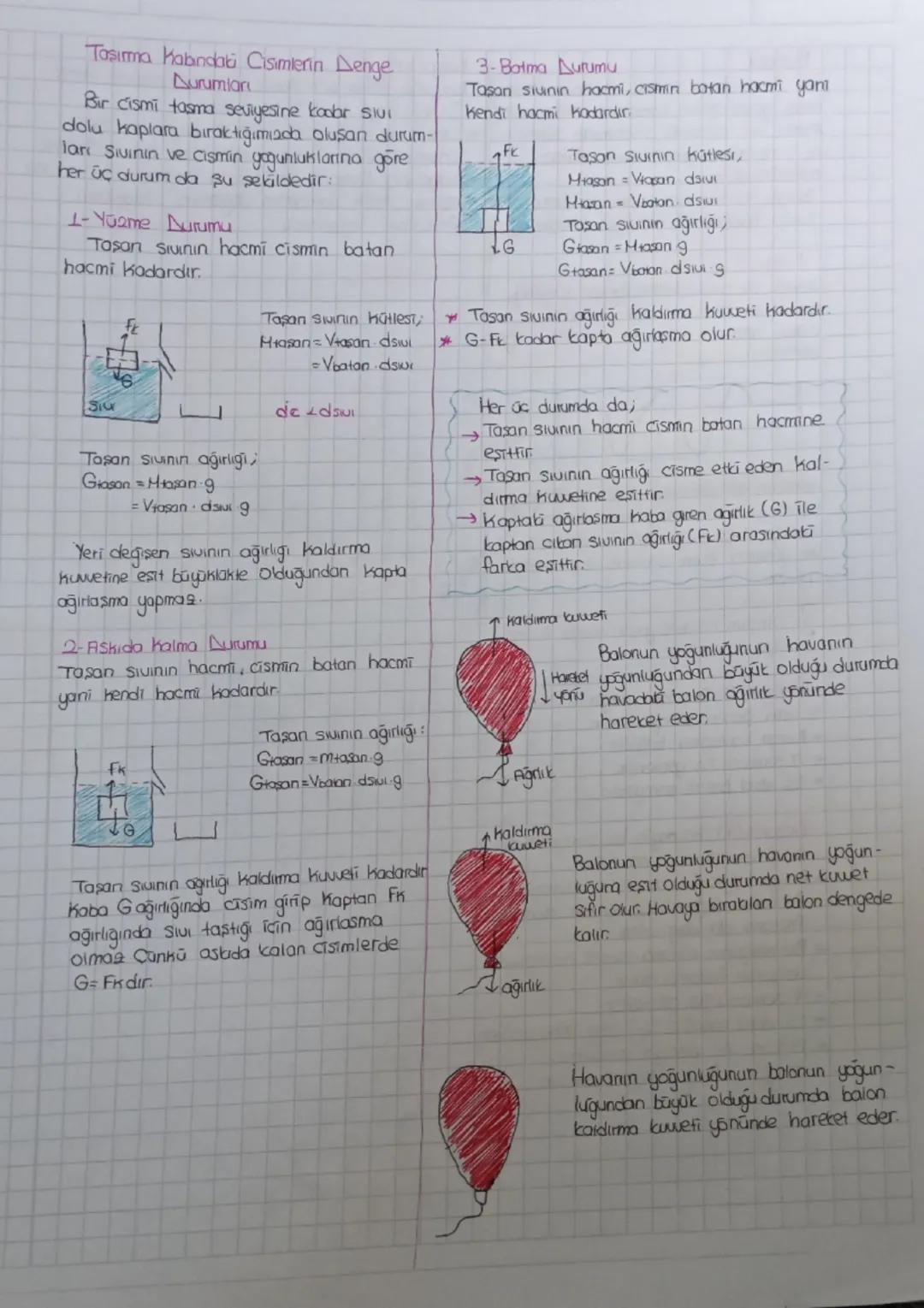 # Kaldırma Kuueti
Sivilar ve gazlar temas ettikleri tum
yüzeylere basınç uyguladığı için cisimlerin
alt yazeyine ast yoseyinden daha fazla
b