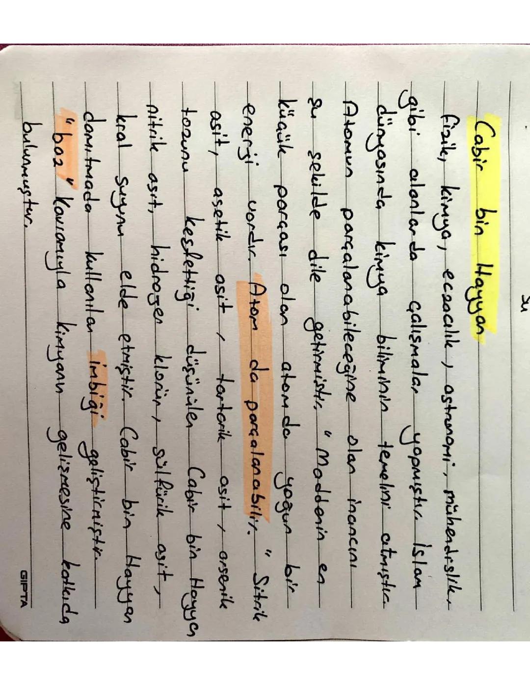 kimya bilimine katkı sağlayan bilim insanları