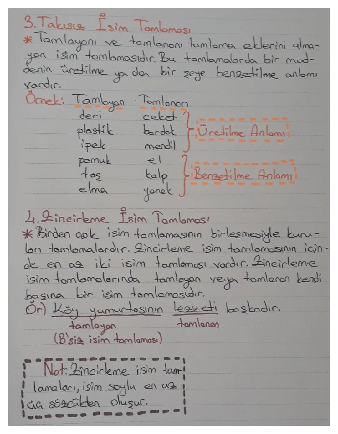 3. Takisu İsim Tomlomasi
*Tamlayanı
ve tamlanani tomloma eklerini alma-
yon isim tombomasıdır. Bu tamlamalarda bir mod-
denin üretilme
vardı