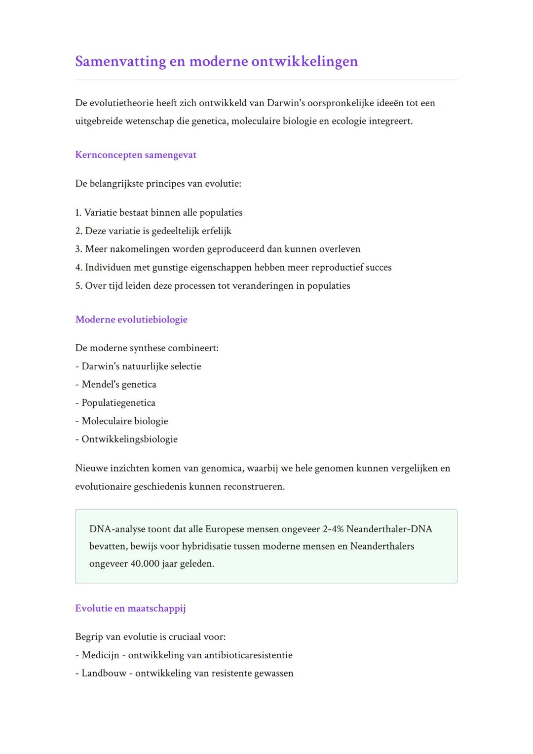 Evolutietheorieën en natuurlijke
selectie in de biologie
Evolutietheorieën, natuurlijke selectie en genetische variatie
Biologie • Grade 12 