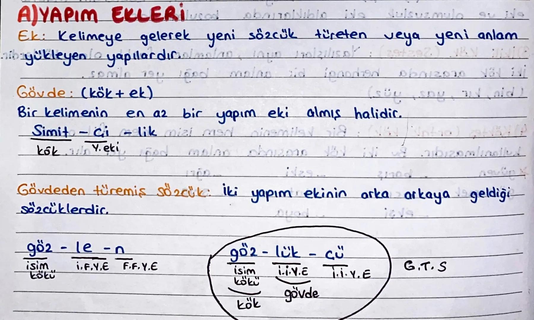 A)YAPIM EKLERiluted obonible
Julsuzmula
türeten veya yeni anlam
türeten
Ek: Kelimeye gelerek yeni sözcük
hib yükleyen yapılardıcolma, in/21/