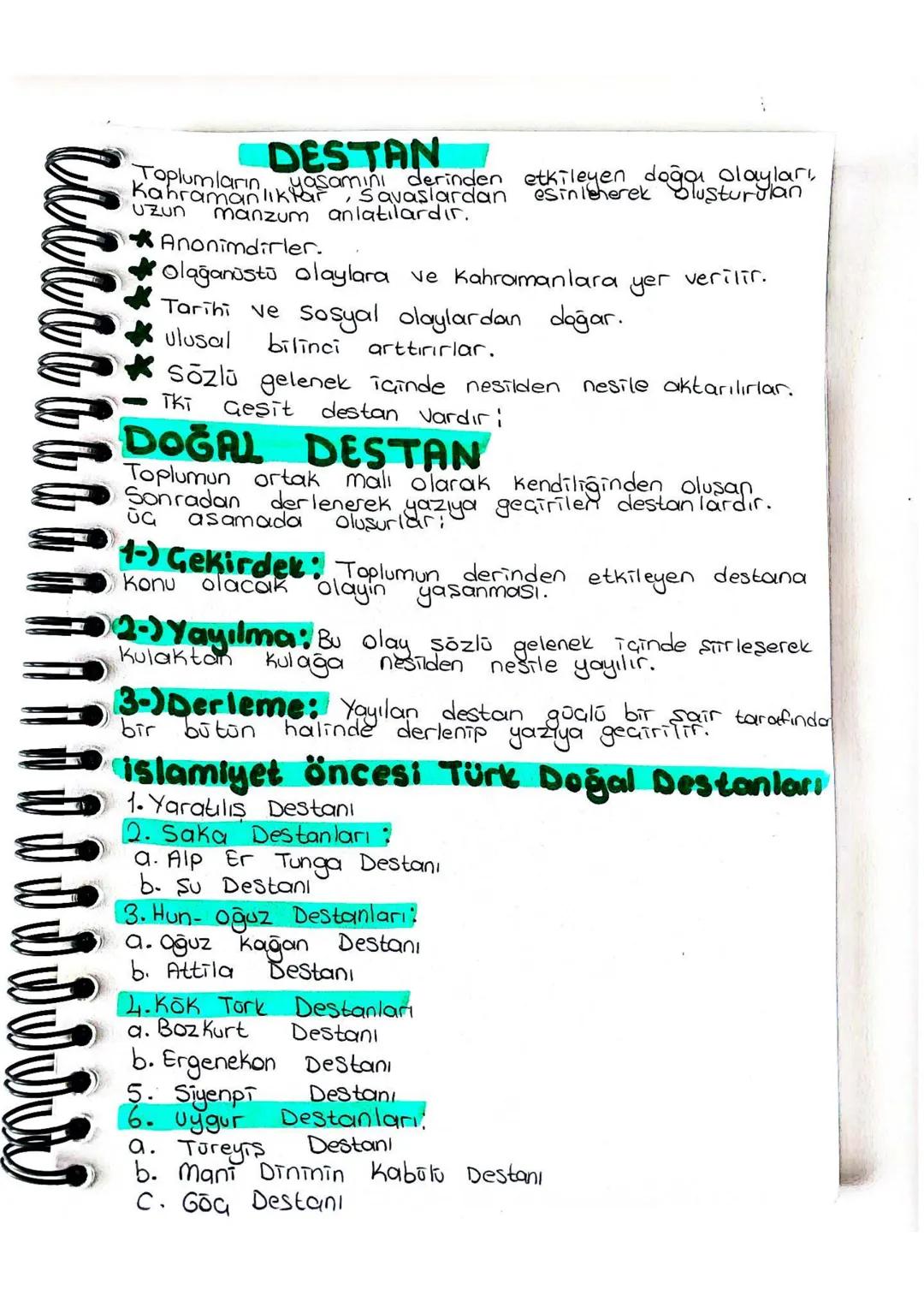 DESTAN
yaşamını derinden etkileyen doğal olayları,
Kahramanlıktar
UZUN
,
Savaşlardan
manzum anlatılardır.
Anonimdirler.
esinlenerek bluşturu