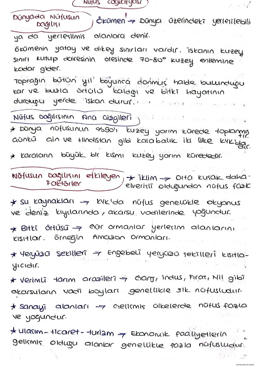 Dünyada Nüfusun
ya da
Dağılışı
yerlesilmis
Nutus cogeafyasi
Ökumen
→ Dünya üzerindeki yerlesilebili
alanlara denir.
ōkūmenin yatay ve dikey 