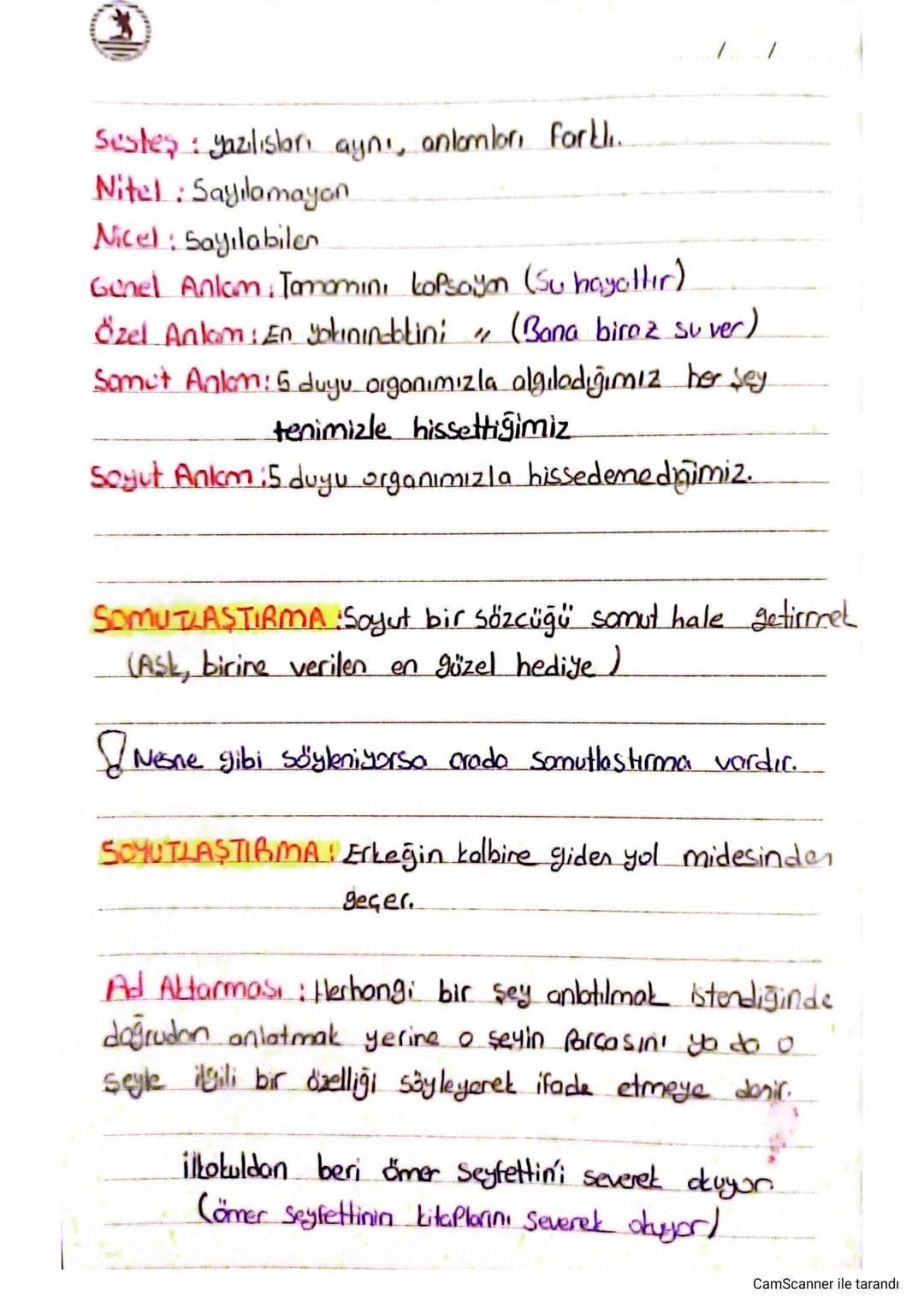 # Sözcükte Anlam

gerçek anlam: Alliımıza gelen ilk anlon
(dirseğimi masaya SorPlim)

Yan anlam Bir kelimenin temel anlamıyla bağlantılı ola