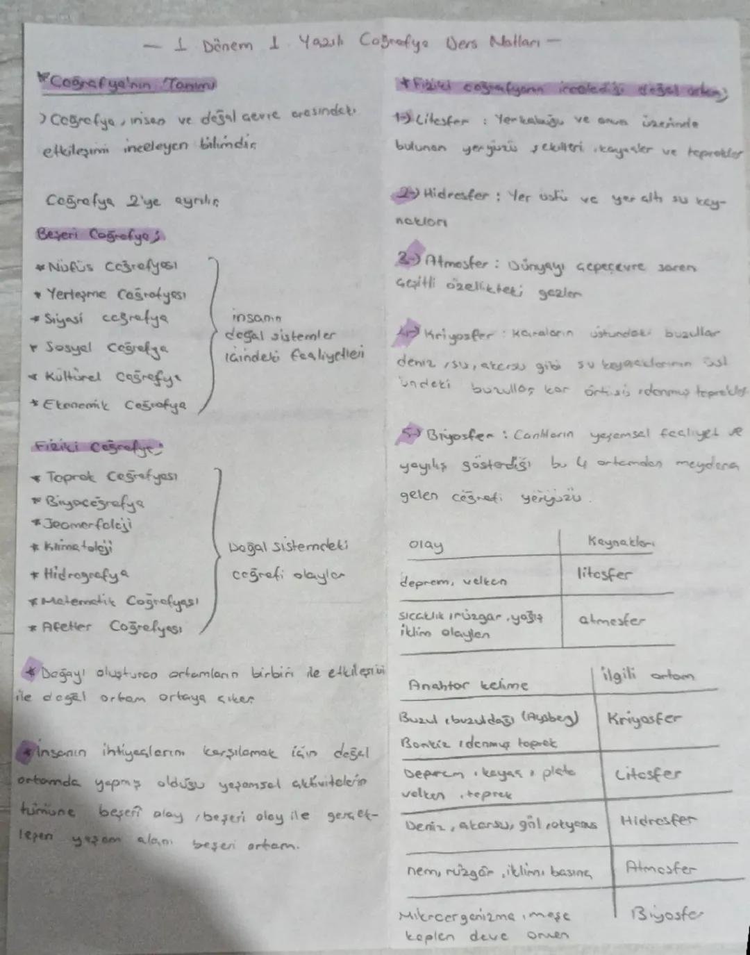 Coğrafya 9. sınıf 