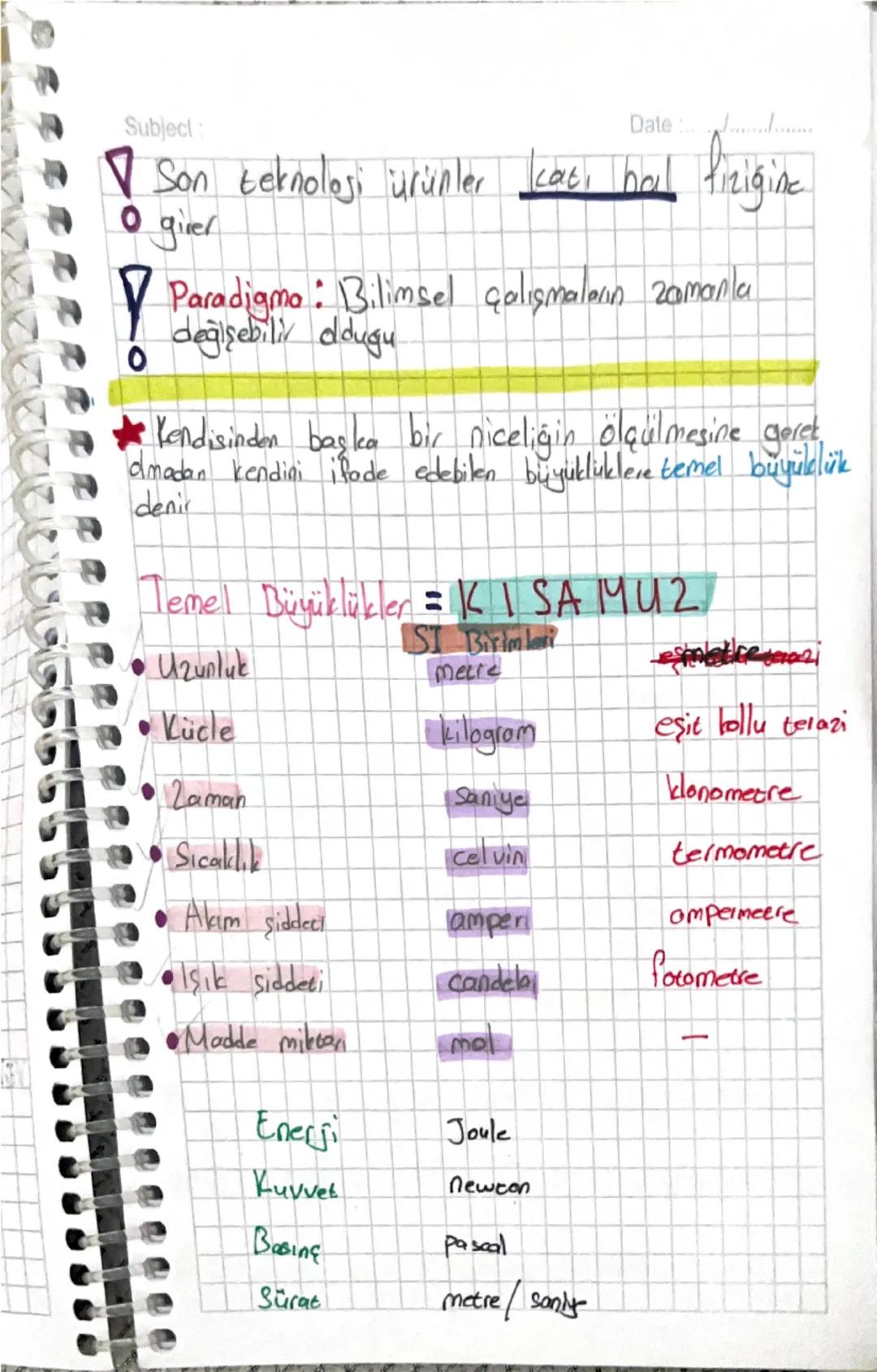 Subject:
Date
# opcik
*   Işığın orcondati corronsborini incelen bilindic
*   602 kusurların tedavisinde, gözlük kullanımı, gökkuşağı
oluşma