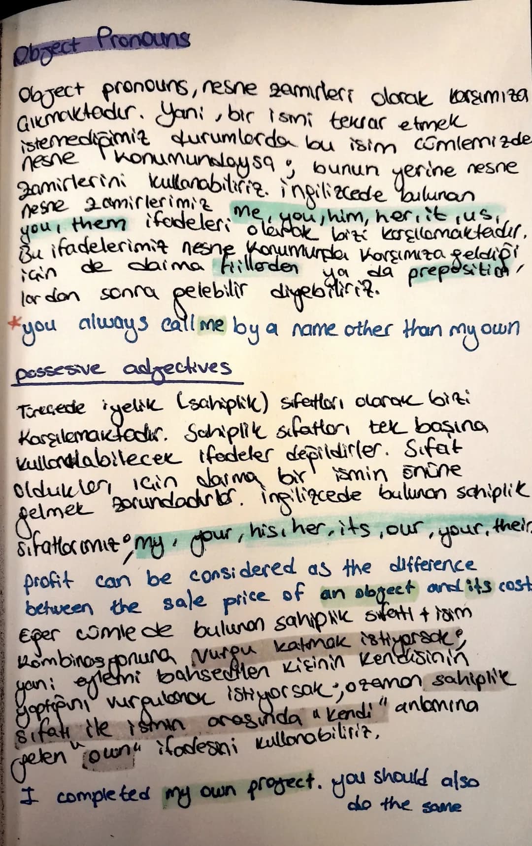 Object Pronouns
nesne
Object pronouns, nesne zamirleri olarak karsimiza
Gikmaktadır. Yani, bir ismi tekrar etmek
istemediğimiz durumlarda bu