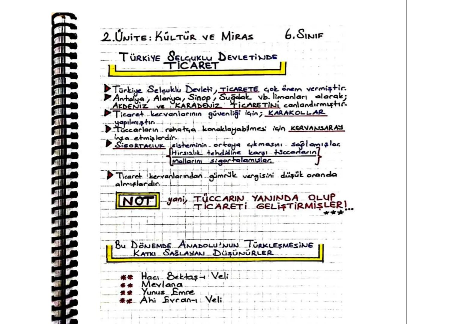 2. ÜNİTE: KÜLTÜR VE MIRAS
||ALAADDIN KEYKUBAT DÖNEMil
6.SINIF
Türkiye Selçuklu Devleti'nin EN GELİŞMİŞ DÖNEMİ 'dir.
Akdeniz ve Karadeniz'in 