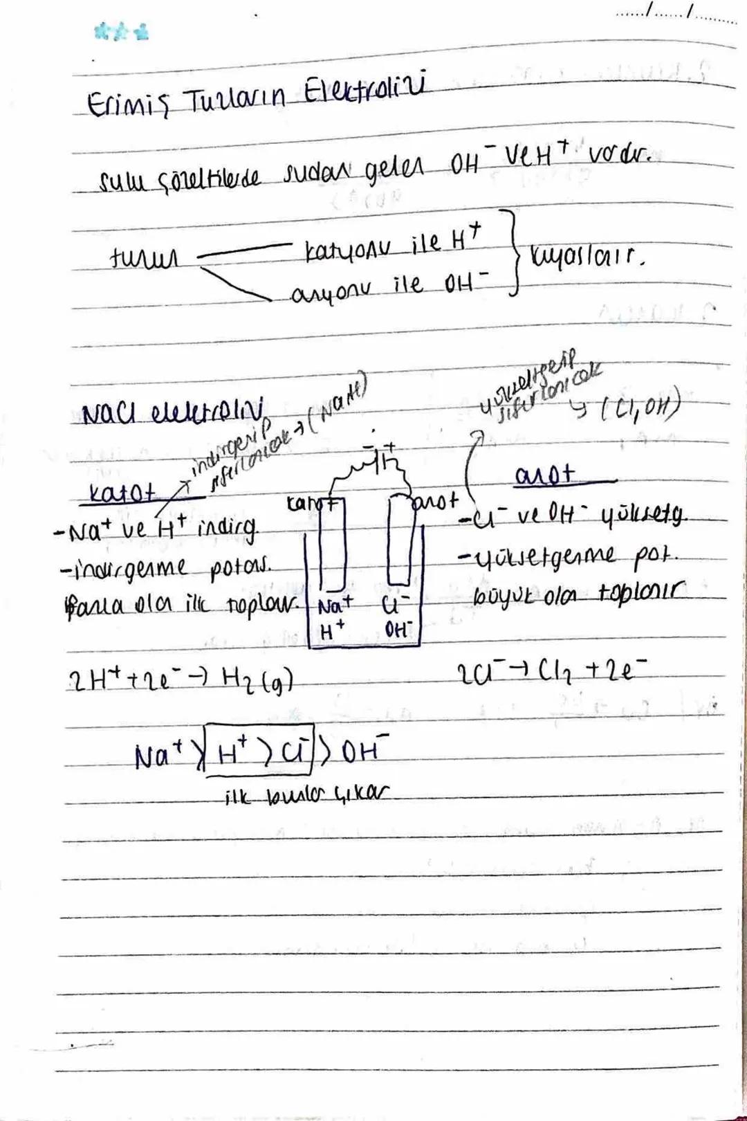 ELEKTROUZ
elektrik enerj. kimyasal erej

galvnik hüve

elektroliz

Cu
2
anot
katot
кают
onot
Epil = 1,1 V
Epil=1.1vita boyok akım
veilmeli.

