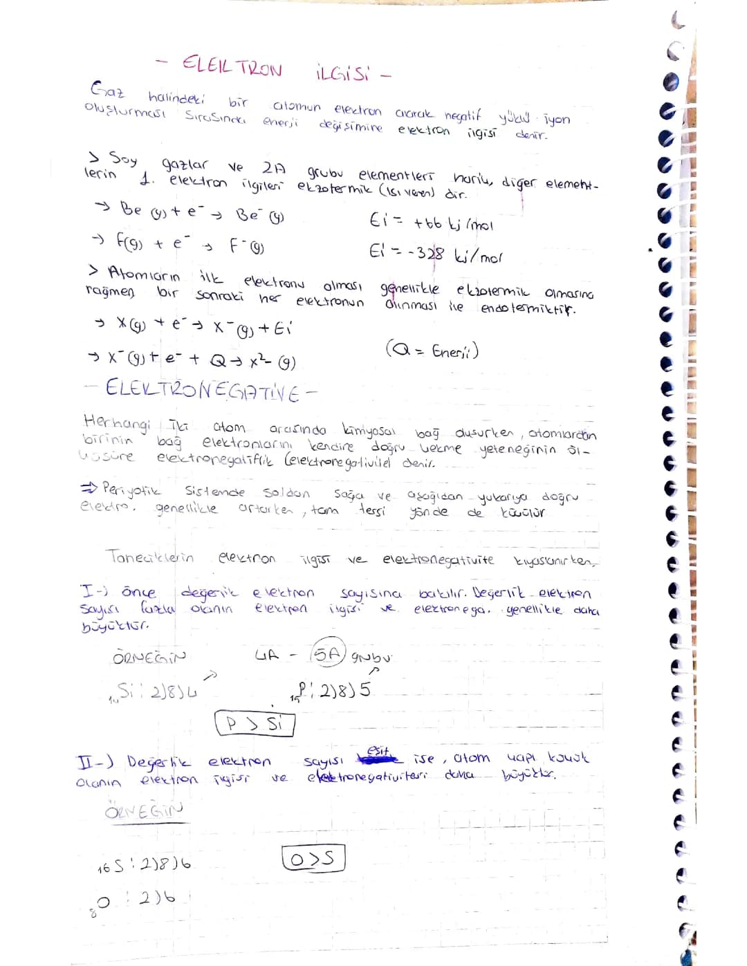 Elektronegatiflik ve Elektron İlgisi: Nedir, Nasıl Artar ve En Yüksek Element Hangisi?
