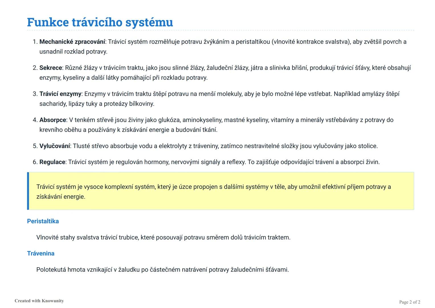 # Trávicí systém

Struktura a funkce trávicího systému v lidském těle.

Trávicí systém je komplexní síť orgánů a tkání, která má za úkol zpr