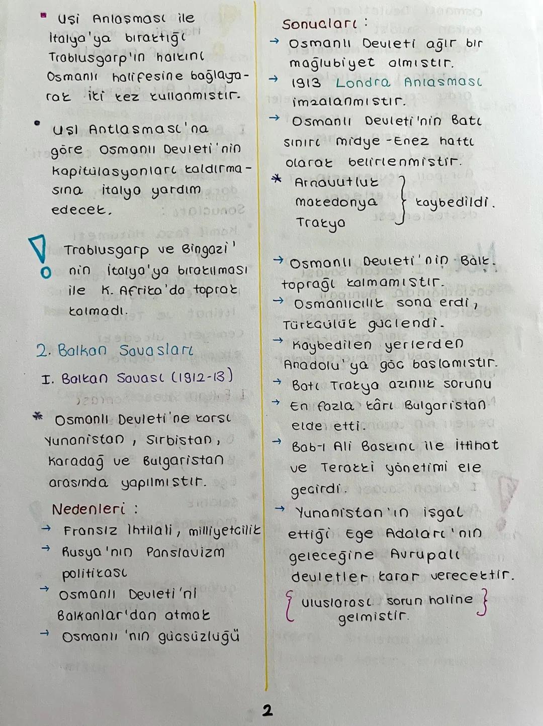°
•
İNKILAP TARİHİ
20. Yüzyıl Baslarında Osmanlı
an Devleti
1. Trablusgarp Savast
Nedenleri:
*
Osmanlı Devleti'nin bölgeye
ordu yollayamamas