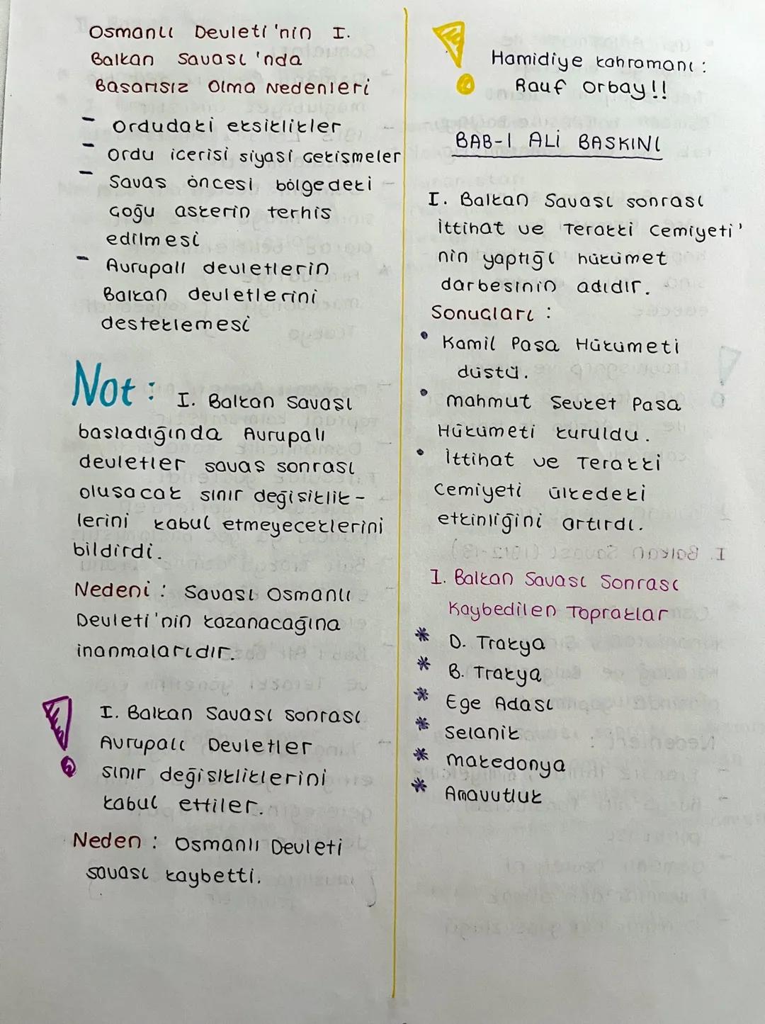 °
•
İNKILAP TARİHİ
20. Yüzyıl Baslarında Osmanlı
an Devleti
1. Trablusgarp Savast
Nedenleri:
*
Osmanlı Devleti'nin bölgeye
ordu yollayamamas