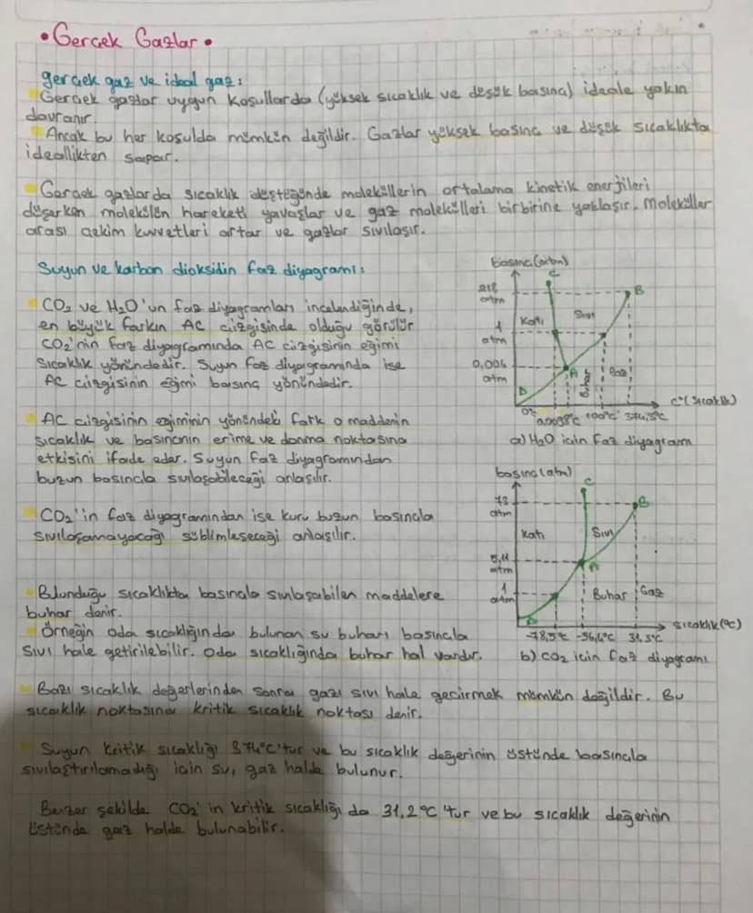 GAZLAR
• Gazların özellikleri ve gaz yasaları
•
Szellikleri
Gaz tanecikleri hem bir biriyle hem de bulundukları kabin ceperine çarparak
uygu