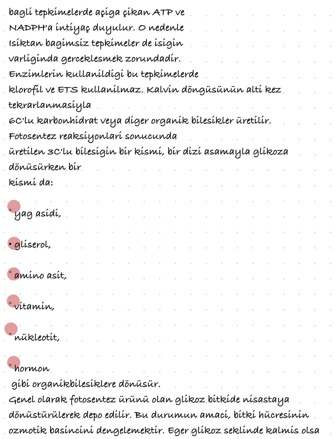# FOTOSENTEZİN CANLILAR İÇİN ÖNEMİ

Klorofil tasiyan canlilarin isik enerjisini kullanarak inorganik
maddelerden organik madde sentezlemeler