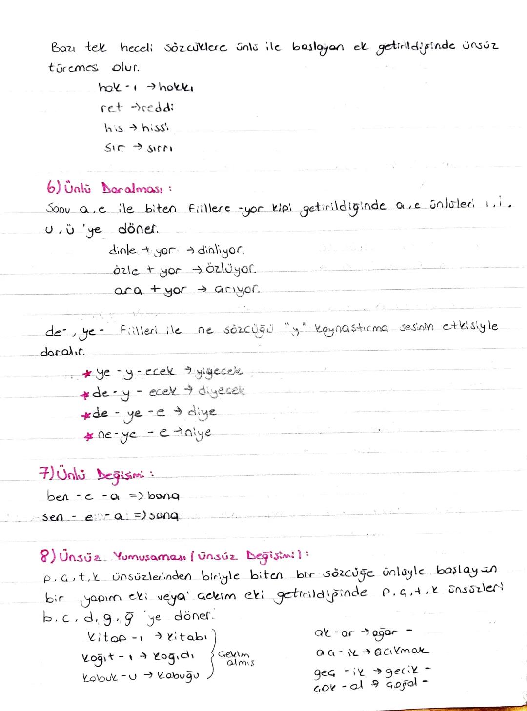 Ses Bilgisi
1- Ünlü Düşmesi (Hece Dissmess. Orta Hece Dusmesi):
İkinci hecesinde dor ünlü (1. ;,u,ü) bulunan bir.
Sözcüğe
Gekim eki getirild