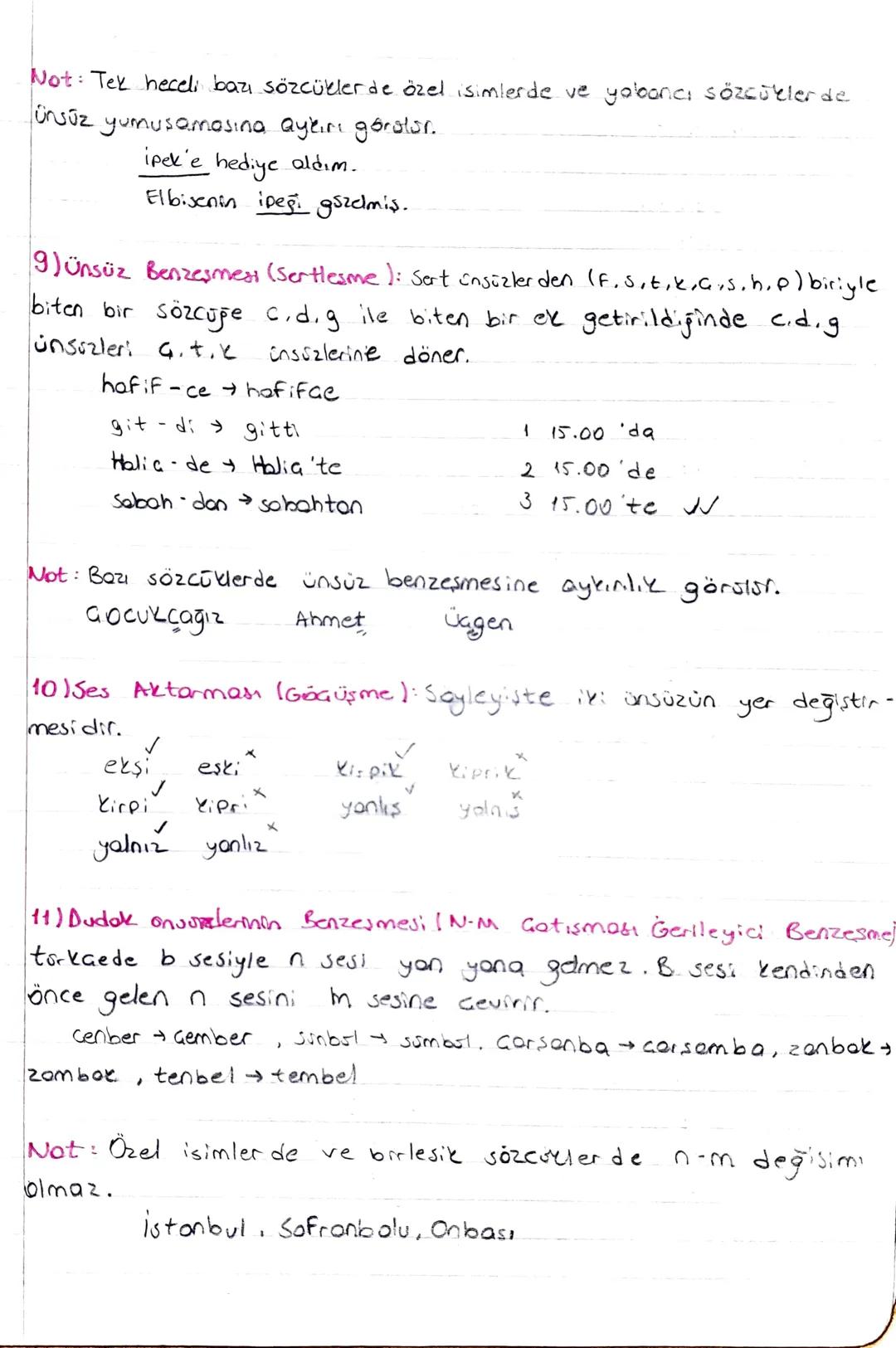 Ses Bilgisi
1- Ünlü Düşmesi (Hece Dissmess. Orta Hece Dusmesi):
İkinci hecesinde dor ünlü (1. ;,u,ü) bulunan bir.
Sözcüğe
Gekim eki getirild