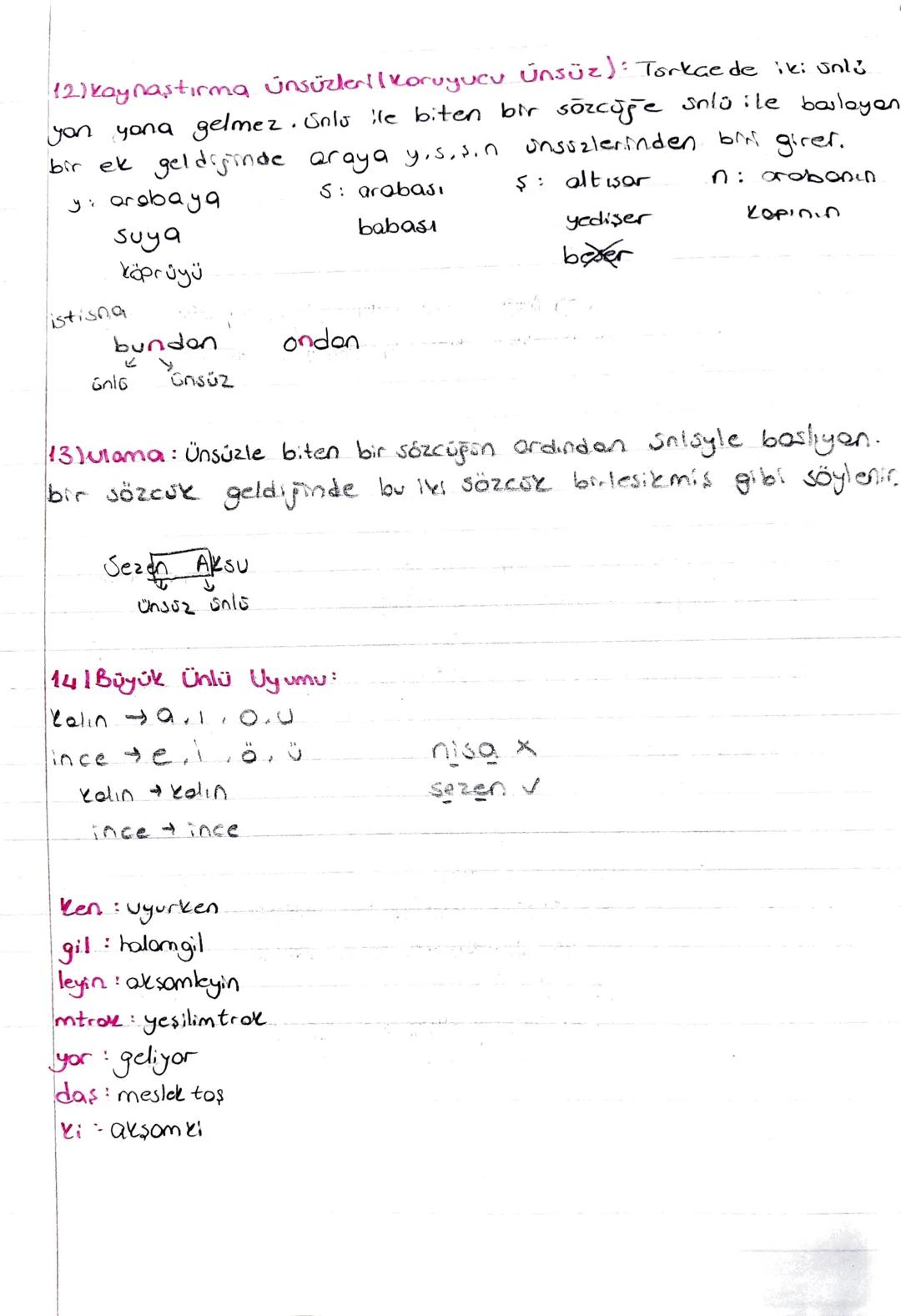 Ses Bilgisi
1- Ünlü Düşmesi (Hece Dissmess. Orta Hece Dusmesi):
İkinci hecesinde dor ünlü (1. ;,u,ü) bulunan bir.
Sözcüğe
Gekim eki getirild