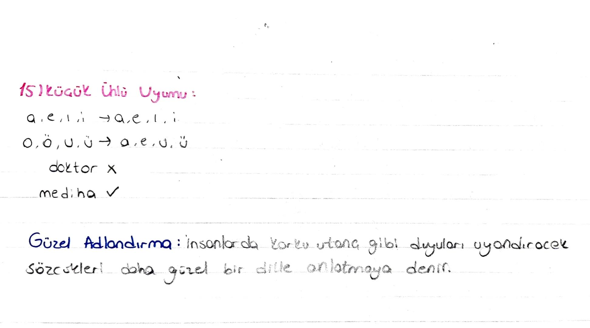 Ses Bilgisi
1- Ünlü Düşmesi (Hece Dissmess. Orta Hece Dusmesi):
İkinci hecesinde dor ünlü (1. ;,u,ü) bulunan bir.
Sözcüğe
Gekim eki getirild