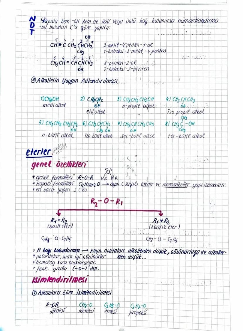 ORGANİK KİMYA
Organik Kimyaya Giriş
R
Organik Bilesikler
genellikle suda Gözünmetler
Sayıları çok
+at element kullanılır
A tepkimeleri yavas