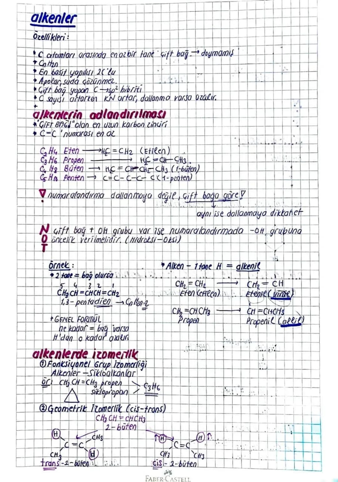 ORGANİK KİMYA
Organik Kimyaya Giriş
R
Organik Bilesikler
genellikle suda Gözünmetler
Sayıları çok
+at element kullanılır
A tepkimeleri yavas