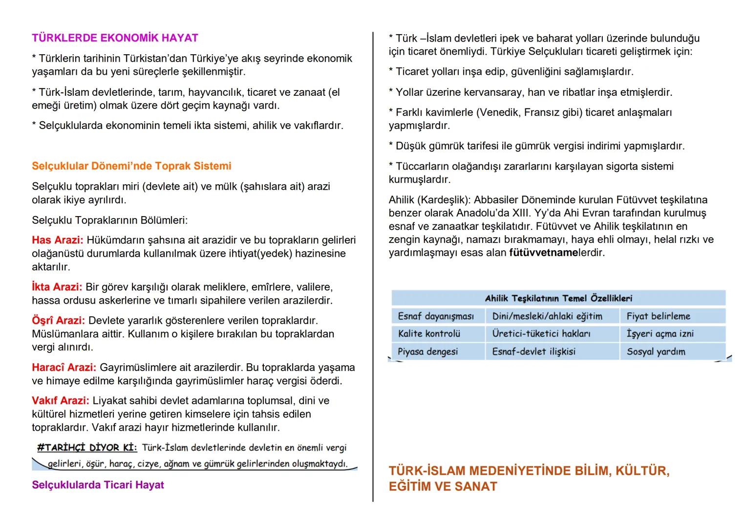TARİH DERS NOTLARI

1.ÜNİTE: TÜRKİSTAN'DAN TÜRKİYE'YE (1040-
1299)

Türklerin İslamiyet'i Kabulü Ve İlk Türk-İslam Devletleri

TÜRKLERİN İSL