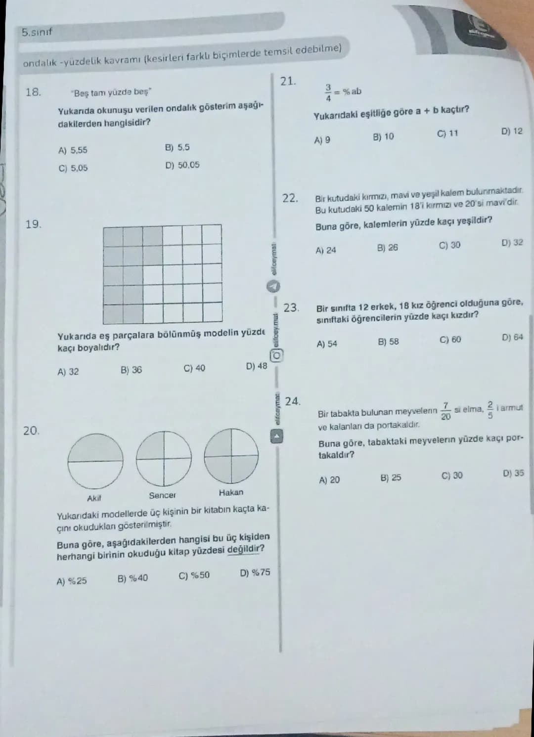 Soru çözün biraz