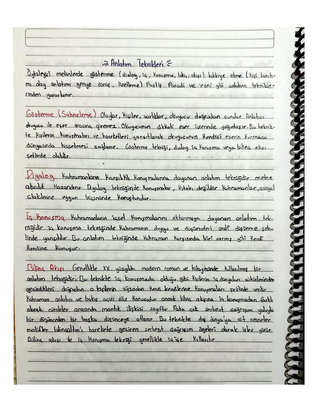 Anlatım Biçimleri ve Teknikleri: PDF'ler ve Örnekler