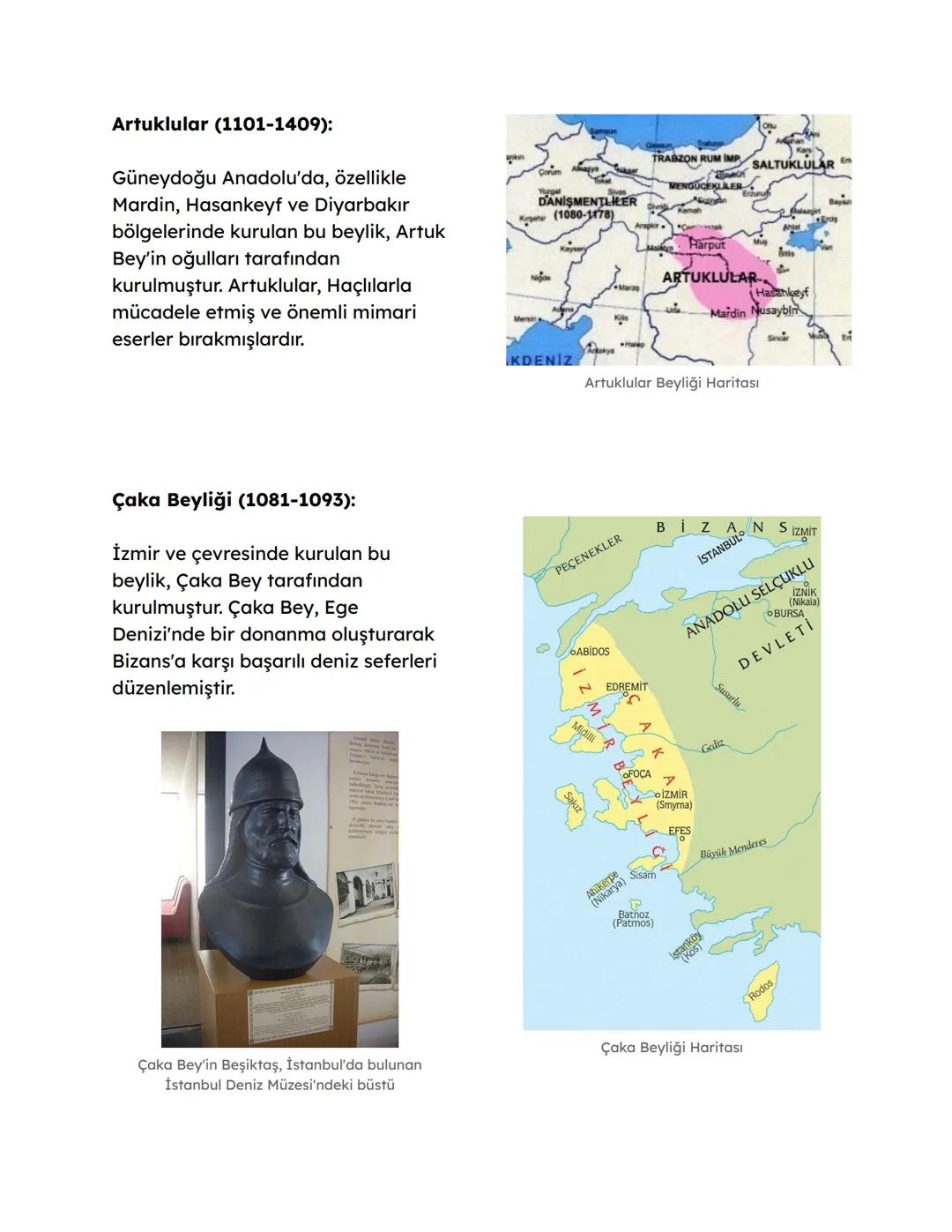 Anadolu'da kurulan İlk Türk Beylikleri
Anadolu'da kurulan ilk Türk Beylikleri, 11. yüzyılda Selçuklu Devleti'nin Malazgirt Zaferi
(1071) son