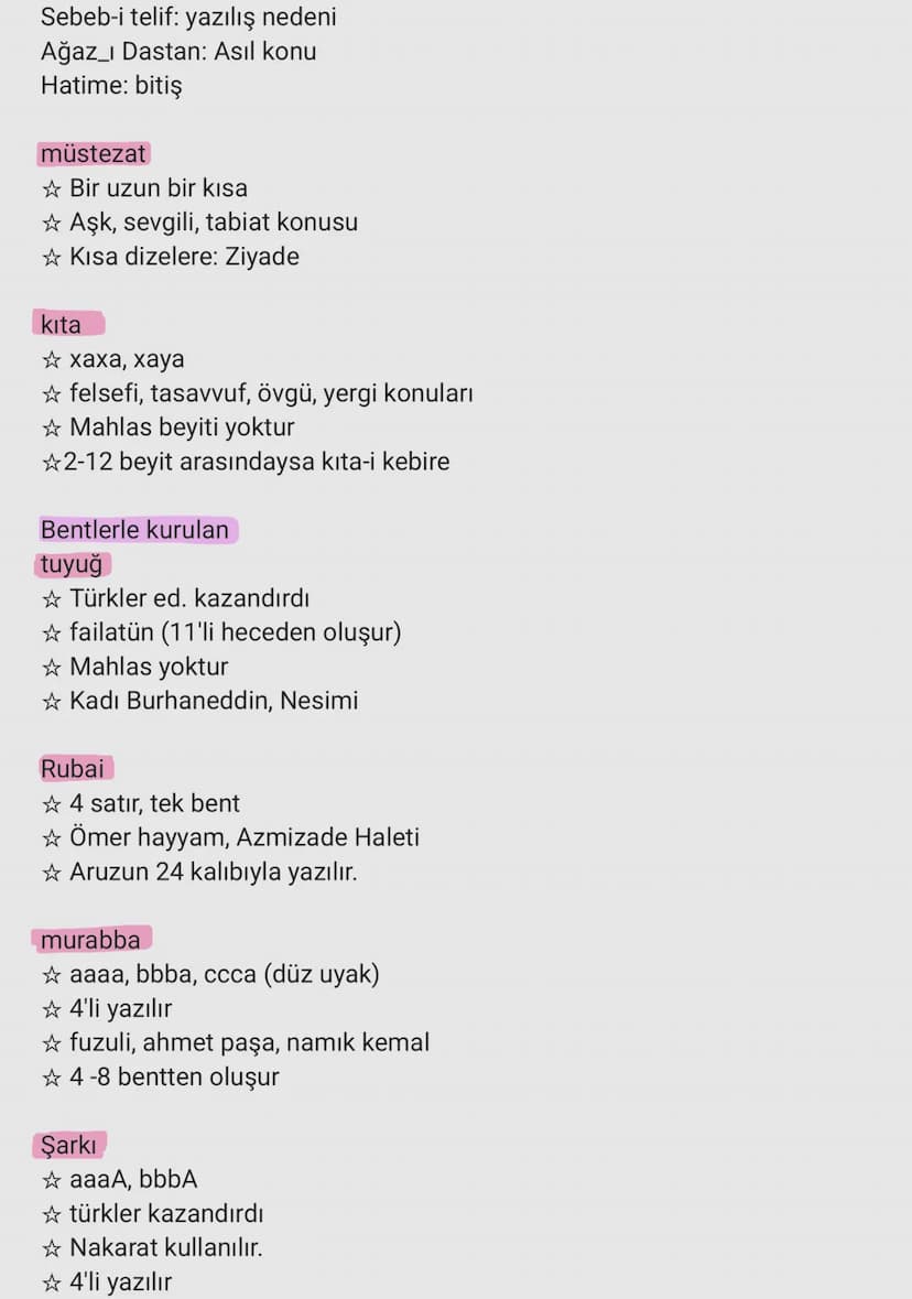 Divan Edebiyatı
özellikleri
sanat sanat içindir
Tam ve zengin kafiye kullanıldı
Bireysel konular işlediler
Nazım birimi
Nazım ölçüsü aruz
Ol