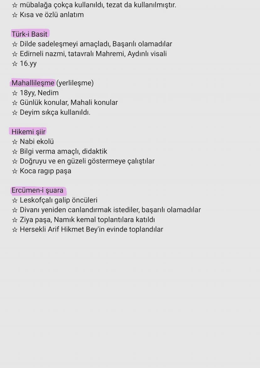 Divan Edebiyatı
özellikleri
sanat sanat içindir
Tam ve zengin kafiye kullanıldı
Bireysel konular işlediler
Nazım birimi
Nazım ölçüsü aruz
Ol