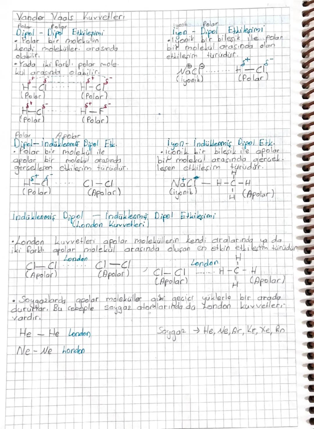 # Kimya

## Moleküller Arası Etkileşimler

İyon Yükleri  metal  ametal
Katiyon ve anyon arasında elektron alışverişi ile oluşan iyonik bileş