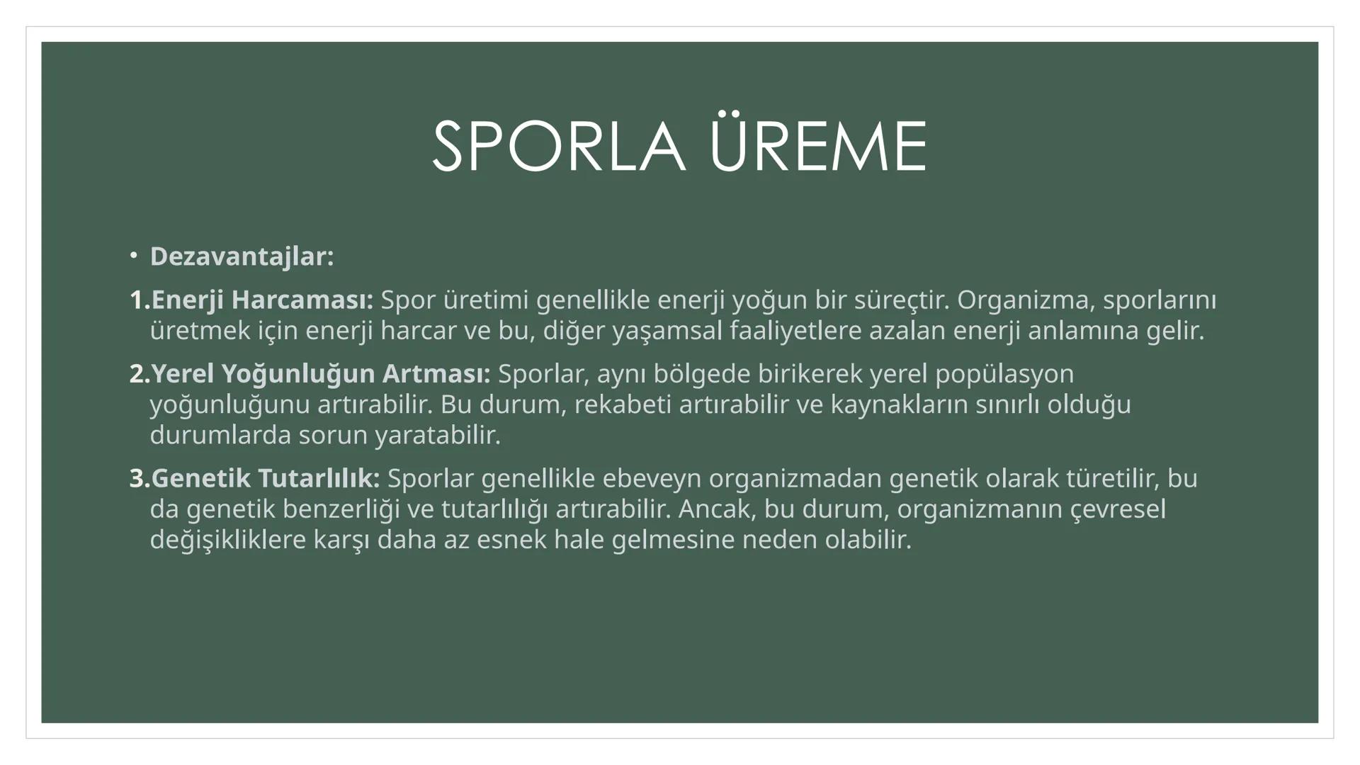 EŞEYSİZ ÜREME
YÖNTEMLERİNİN
CANLILAR
AÇISINDAN
AVANTAJ VE
DEZAVANTAJLARI EŞEYSİZ ÜREME ÇEŞİTLERİ
YUMRU GÖVDE
İLE ÜREME
VEJETATİF
ÜREME
SÜRÜN