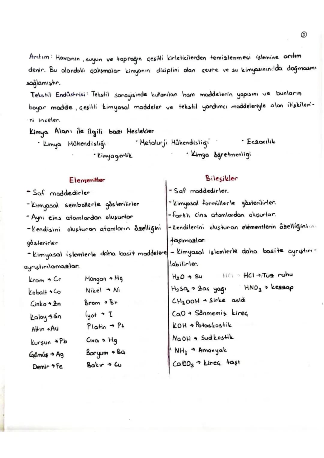 = Kimya Bilimi =
Kimya
Simya (alsimi): Eski çağlarda değersiz metalleri altına çevirmek için veya içildiğinde
Blümsüzlük veren bir iksir yap