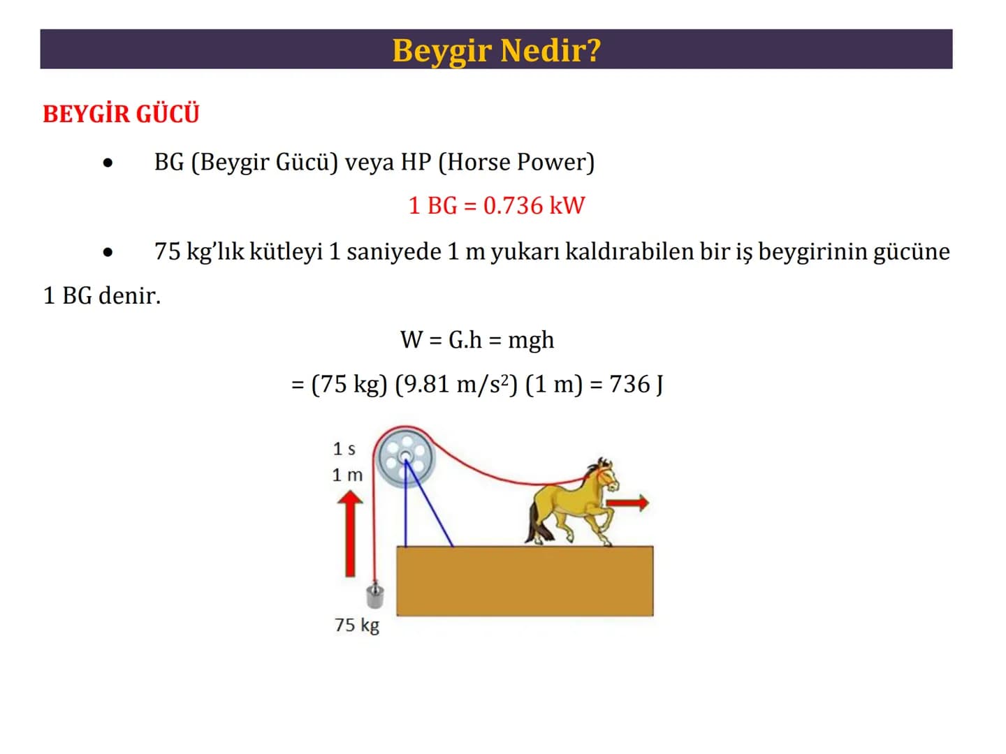 6. Mekanik Enerji Mekanik Enerji
MEKANİK ENERJİ
Mekanik enerji cismin hareketli olup olmaması durumuna göre iki kısımda
incelenir;
• Potansi