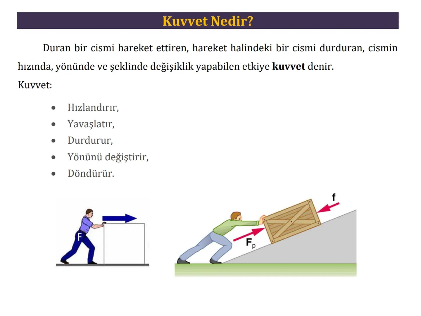 6. Mekanik Enerji Mekanik Enerji
MEKANİK ENERJİ
Mekanik enerji cismin hareketli olup olmaması durumuna göre iki kısımda
incelenir;
• Potansi