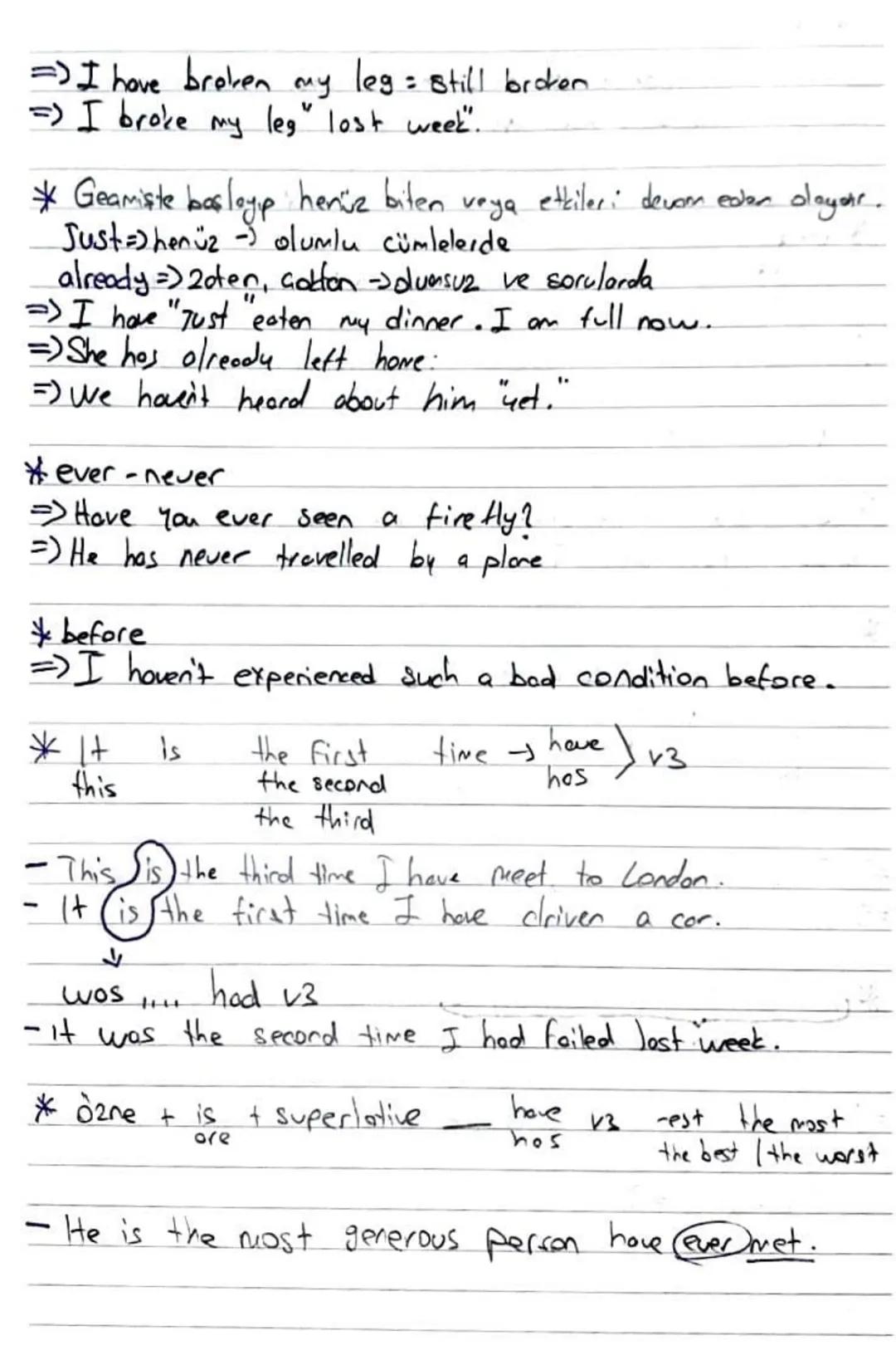 1. Simple Present Tense
* Rutin oloylor
we come together ofter school.
* Alışkanlıklor
* Genel olarak kabul edilmiş, yerleşmiş olaylar
Peopl